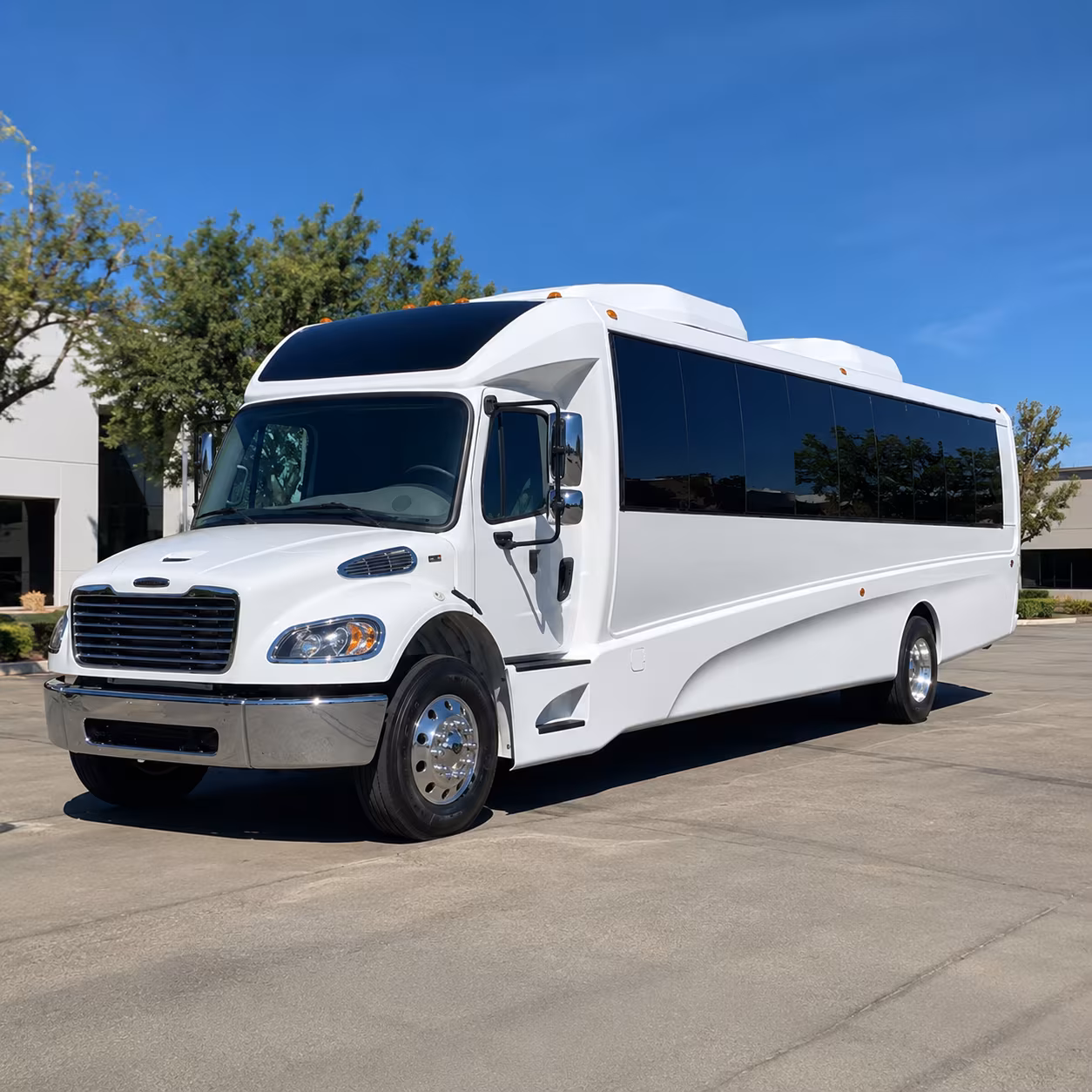 minibuses and party buses for photo stops at riverfront park and spokane falls