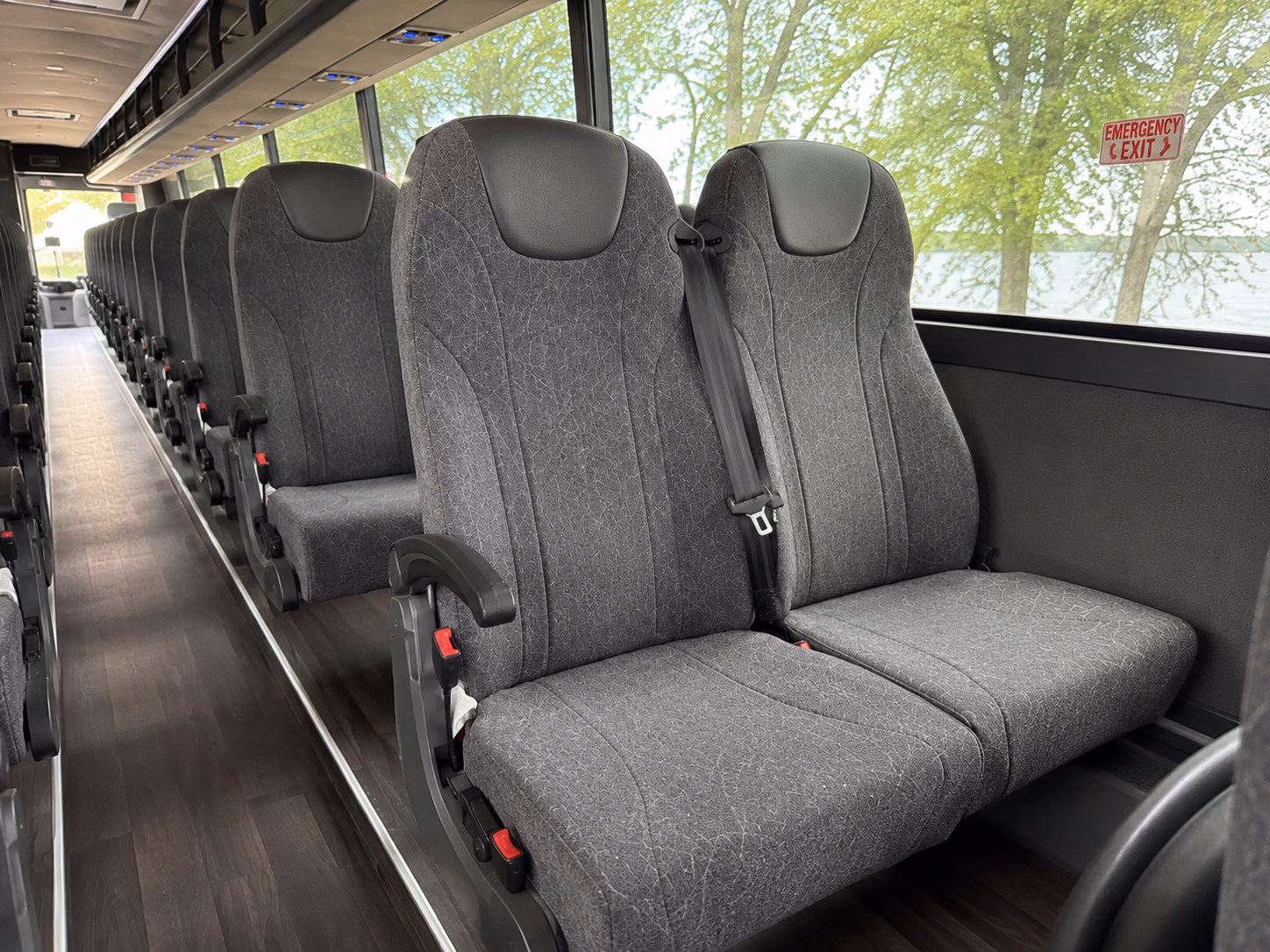 spokane valley charter bus interior