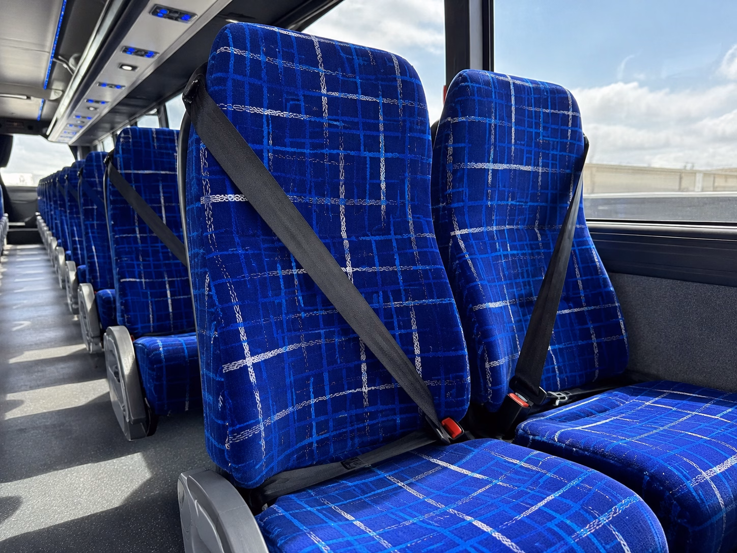 spokane valley charter bus services interior